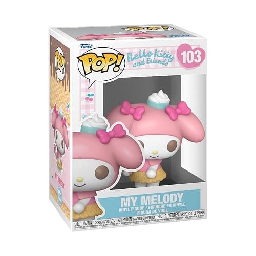 Funko POP! Sanrio: Hello Kitty - My Melody - (IC) - Vinyl Collectible Figure - Gift Idea - Official Merchandise - Toy for Children and Adults - Cartoon Fans - Model Figure for Collectors - Image 1