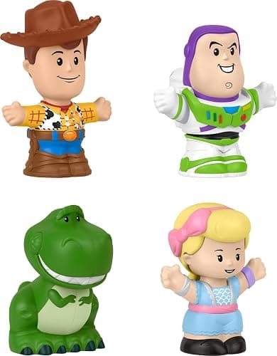 Fisher-Price Little People Toddler Toys Disney Pixar Toy Story Figure Pack with 4 Characters for Pretend Play Kids Ages 18+ Months - Image 1