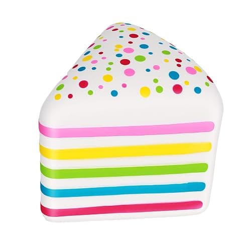 Cake Squishy, Jumbo Slow Rising Cake Squeeze Fidget Sensory Toy Giant Layer Cake Soft Relief Squishy for Adults Birthday Gift Party Favor (1pcs) - Image 1