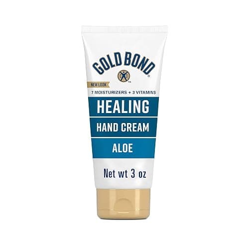 Gold Bond Healing Hand Cream with Aloe, Rich Moisturizer for Dry to Extra Dry Skin, Hydration that Lasts Through Handwashing, Non-Greasy, Dermatologist Tested, Light Scent, 3 Oz On-The-Go Tube - Image 1