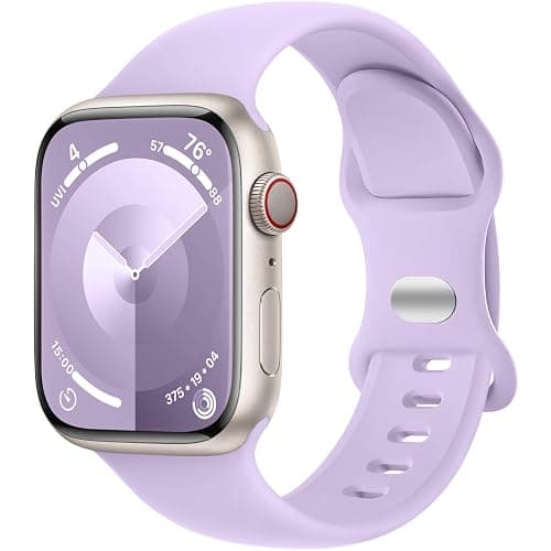 DaQin Sport Band Compatible with Apple Watch Bands 40mm 41mm 42mm 44mm 45mm 46mm 49mm 38mm Women Men, Soft Silicone Waterproof Wristband Strap for iWatch Band Series 11 10 9 8 7 6 5 4 3 2 1 SE Ultra - Image 1