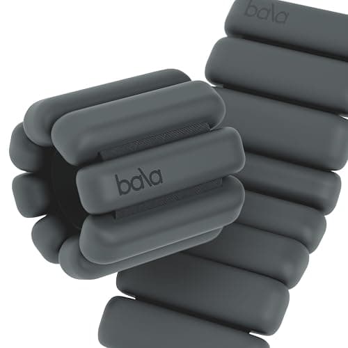 Bala Bangles Wrist & Ankle Weights for Women & Men - Adjustable Silicone Weighted Bracelet Set for Gym, Yoga, Pilates, Cardio & Strength Training - Wearable Arm & Leg Workout Weights - Image 1