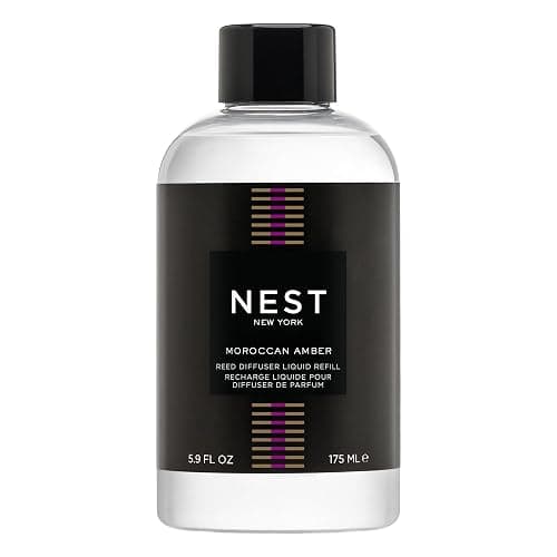 NEST New York Reed Diffuser Liquid Refill, Moroccan Amber - 5.9 fl oz - Fragrance for Up to 90 Days - Flame Free - Image 1