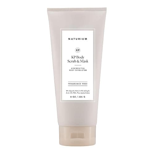 Naturium KP Body Scrub & Mask, AHA, BHA, PHA Exfoliants, 8 fl oz | Dead Skin Removal with Jojoba Esters, Glycolic & Salicylic Acid, for Smooth Texture & Clean Pores, Fragrance Free - Image 1
