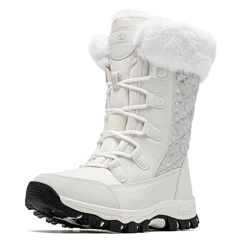 HOBIBEAR Women Snow Boots Waterproof Outdoor Shoes Winter Snow Boots Warm Fur Lined Comfortable Shoes for Women - Image 1