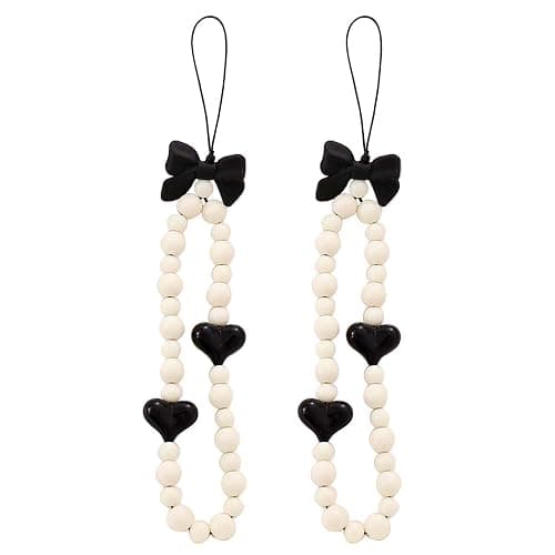 Staqlo Beaded Phone Charm Cute Fixed Beads Pearl Wristlet Chain Camera Wrist Strap CarKey Lanyard - PH-gxhd-22 - Image 1