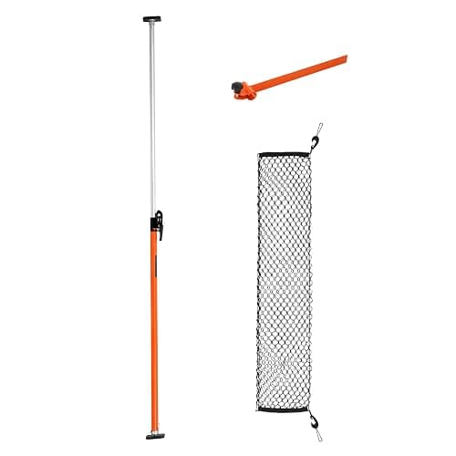 VEVOR Cargo Bar, Ratcheting Cargo Bars Adjustable from 40" to 73", Heavy-Duty Steel Cargos Stabilizer with Storage Net & Divider Bar, Telescoping Load Lock Bars for SUVs, Sedans - Image 1