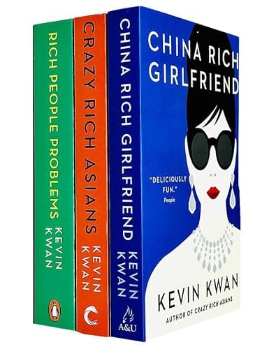 Kevin Kwan Crazy Rich Asians Trilogy Collection 3 Books Set Pack (Crazy Rich Asians, China Rich Girlfriend, Rich People Problems) - Image 1