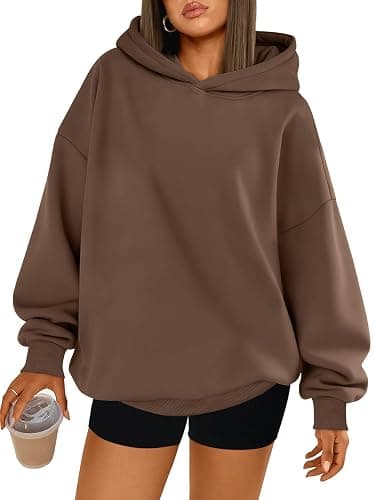 Trendy Queen Womens Oversized Hoodie Cute Comfort Sweatshirt | Soft Fleece Pullover In A Relaxed, Oversized Fit. Suitable For College Outfits, Trendy Streetwear, And Daily Home Wear - Image 1