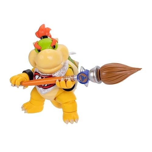 The Super Mario Galaxy Movie 5” Action Figures Series 1 – Bowser Jr. Figure with Paint Brush Accessory - Premium Details and 17 Points of Articulation - Image 1