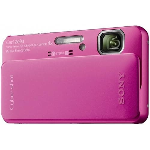 Sony Cyber-Shot DSC-TX10 16.2 MP Waterproof Digital Still Camera with Exmor R CMOS Sensor, 3D Sweep Panorama, and Full HD 1080/60i Video (Pink) - Image 1