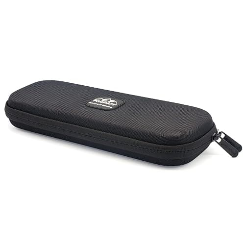 PROHAPI Hard Stethoscope Case, Lightweight Thin Stethoscope Holder Storage Pouch for Littmann Classic III, Lightweight II S.E, Cardiology IV, MDF Acoustica Deluxe Stethoscopes (Black) - Black - Image 1