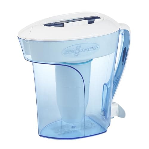 ZeroWater 10-Cup Ready-Pour 5-Stage Water Filter Pitcher 0 TDS for Improved Tap Water Taste - IAPMO Certified to Reduce Lead, Chromium, and PFOA/PFOS - Image 1