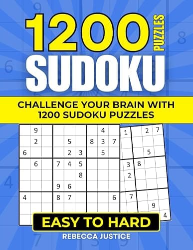 1200 SUDOKU Puzzles: Challenge Your Brain, Sharpen Your Mind, and Enjoy Hours of Entertainment - Image 1