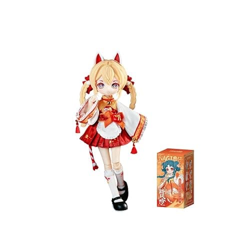 CALEMBOU BJD Blind Box, Cute Nagi Tread The Wind Chant Series Ball Jointed Doll Blind Box, 8 Inches Dress up Doll with Joints, Collectable Action Figure for Birthday Gifts - Image 1