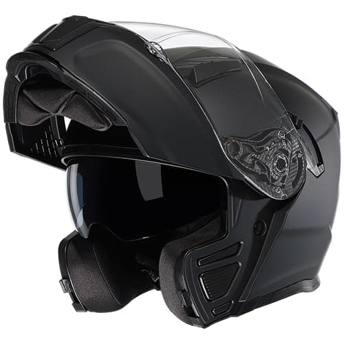 TRIANGLE Modular Motorcycle Helmets for Men Flip Up Full Face Helmet Dual Visor with Internal Sunshield DOT Approved - Image 1