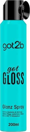 got2b GotGloss Spray lucido (200 ml), spray lucido per capelli garantisce fino a 48 ore di controllo dell'crespo e massima lucentezza, protegge i capelli da temperature fino a 230 °C - Image 1