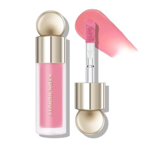 KYDA Liquid Blush, Matte Tinted for Cheeks, Lasting Dewy Cheek, Soft Creamy Blush, Blendable Lightweight, Buildable Matte Coverage, Cool Pink - Image 1