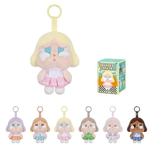 POP MART Crybaby Sunset Concert Series-Plush Pendant Blind Box, Crybaby Blind Box Figures, Random Design Action Figures Collectible Toys Home Decorations, Holiday Birthday Gifts, Single Box - Image 1