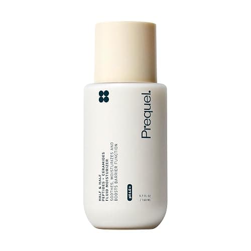 Prequel Skin Half and Half Fluid Moisturizer Face Cream. Lightweight Ceramide Peptide Lotion for All Skin Types, including Dry and Sensitive. Hydrating Facial Cream for Women and Men - Image 1