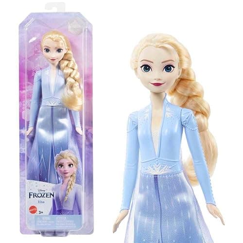 Mattel Disney Frozen Toys, Elsa Fashion Doll & Accessory with Signature Look, Inspired by Disney Frozen 2 - Image 1