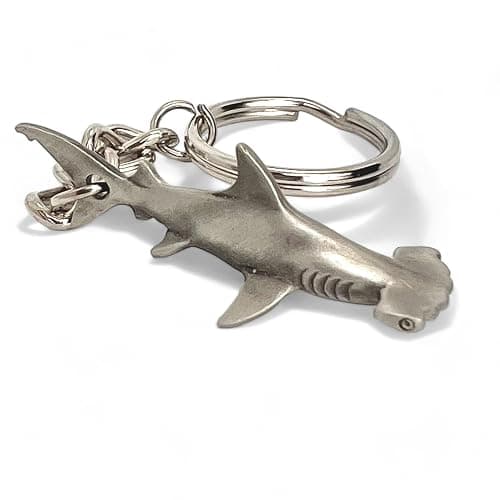 Ocean Themed Keychains | Whale Shark | Sea Turtle | Hammerhead | Dolphin | Reef Shark | Original Design By Roland St John - Image 1