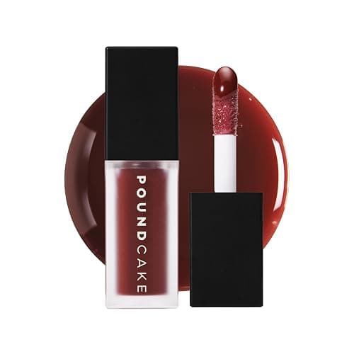 POUND CAKE Cake Theory: Lip Tone Equalizing Oil | For Balanced Lip Color | Hydrating and High-Shine Blurring Lip Oil with Purple Brown Tint | Clean, Vegan, and Moisturizing Formula – 0.23 oz, Browning - Image 1