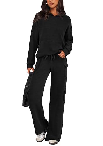 PRETTYGARDEN 2 Piece Sets for Women Fall 2025 Sweatsuits Outfits Lounge Matching Hoodie Set Travel Track Suits Winter Clothes - Image 1