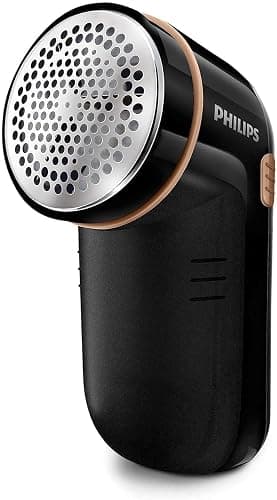 Philips Fabric Shaver – Fast Pill Removal, 8800 RPM, Large Blade Surface, 3 Mesh Hole Sizes, Safe on All Fabrics, Easy Clean Container, 2 AA Batteries, Compact Design (GC026/80) - Image 1