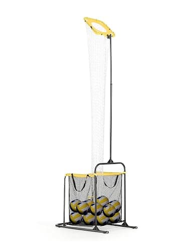 A11N SPORTS Adjustable Volleyball Setter Trainer Net with 5 Angles & Height Settings, Portable Volleyball Training Equipment with 2 Target Modes and Wheels, Perfect for Serving, Spiking, Setting - Image 1