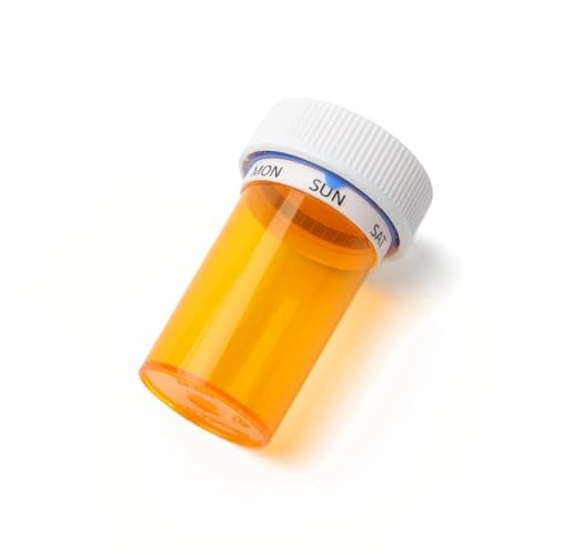 TimeVial Smart Pill Bottle, Automatic Medication Reminder, Pill Organizer, 7 Day Weekly Tracker, Daily Medicine Dispenser, Child-Resistant Cap, Seniors Friendly - Image 1