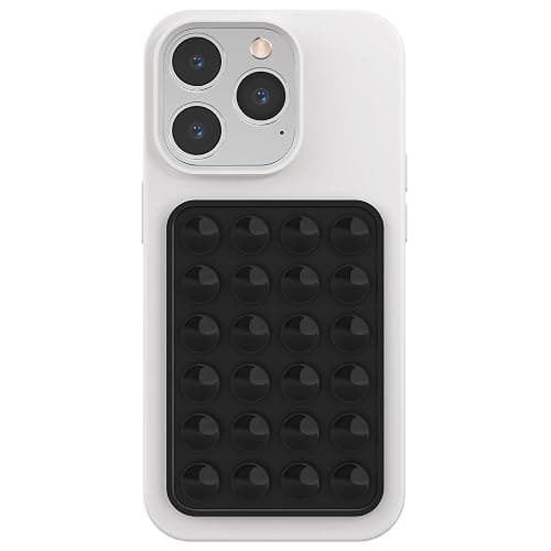 Silicone Phone Sticky Grip, Suction Phone Case Mount for iPhone and Android, Hands-Free Sticky Cell Phone Grip, Mobile Fidget Mirror Holder for Selfies and Videos - Image 1