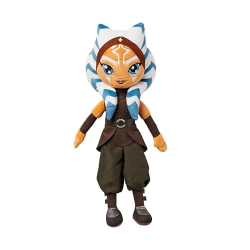 Disney Store Princess Plush Doll, Ahsoka from Star Wars: Ahsoka, Medium 14 Inches, Soft Plushy with Embroidered Features, Princess Toys, Disney Dolls, Stuffed Animals - Image 1