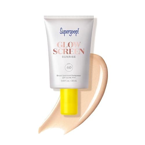 Supergoop! Glowscreen SPF 40, Sunrise (Champagne Glow) - 20 mL - Glowy Primer + Broad Spectrum Tinted Sunscreen - Helps Filter Blue Light - Hydration - Hyaluronic Acid & Vitamin B5 - Image 1