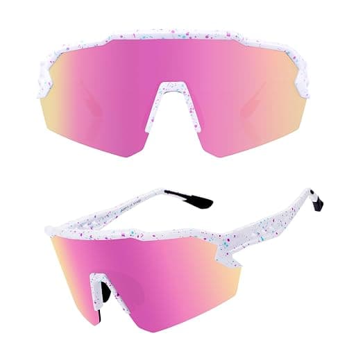 Ukoly Baseball Sunglasses For Men Women,Sports Sunglasses For Baseball Running Cycling UV400 protection TR90 Frame 615 - Image 1