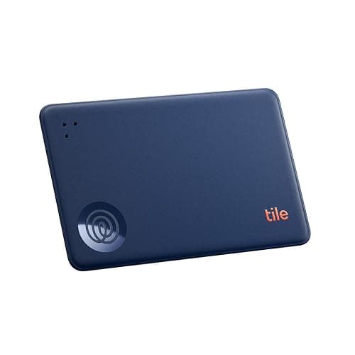 Tile by Life360 Slim - Wallet Finder, Bluetooth Tracker and Item Locator for Luggage Tags, Passports and More. Both iOS and Android Compatible. Phone Finder. 1-Pack (Navy Blaze) - Image 1