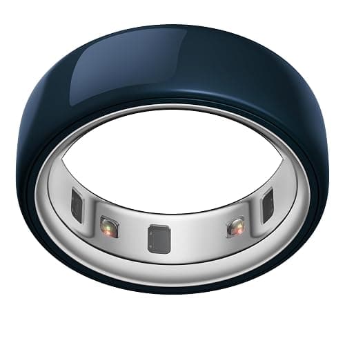 OURA Ring 4 Smart Ring - Ceramic Midnight - Size 7 | Sleep, Activity, Women’s Health, AI Advisor, Up to 8 Days of Battery Life, Size Before You Buy, Android & iOS Compatible - Image 1