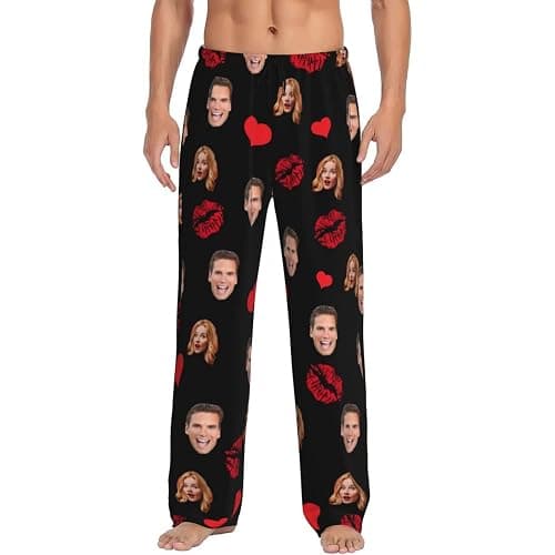 Personalized Pajamas Pants For Men Custom Funny Pajama Pants Pajama Bottoms Sleepwear With Photo Face Text - Image 1