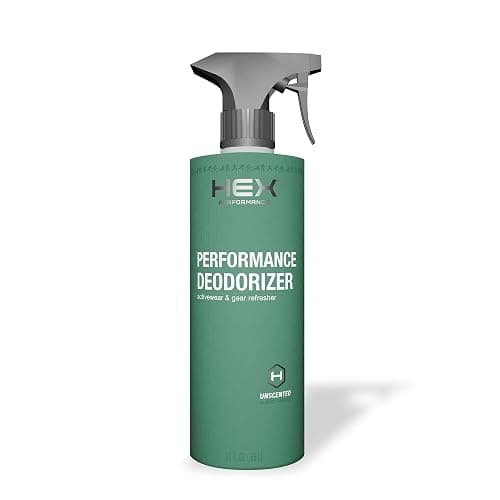 HEX Performance Deodorizing Spray, Fragrance Free, 22oz - Awesome for Shoes, Gear, Activewear & Fabrics, Yoga Mats & Gym Equipment, Carpet, Pets, Odor Eliminator & Fabric Refresher Spray - Image 1