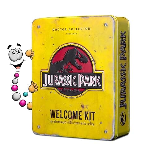 Doctor Collector Welcome Kit Jurassic Park, Official Collector's Edition with exclusive accessories in a traditional metal box - Image 1