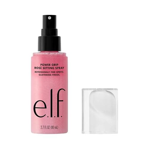 e.l.f. Power Grip Rosé Setting Spray, Grips Makeup for Lasting Wear & Glistening, Glowy Finish, Made with Niacinamide, Vegan & Cruelty-Free - Image 1