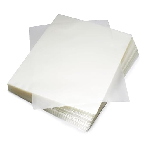 Amazon Basics Clear Thermal Laminating Plastic Paper Laminator Sheets, 9 x 11.5-Inch, 200-Pack, 2.8mil - Image 1