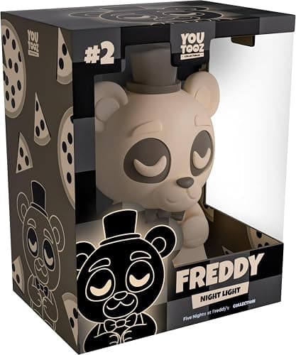 Youtooz Five Nights at Freddy's Night Light, Modern Plastic Battery Powered LED Desk Lamp, Officially Licensed FNAF Collectible - Image 1