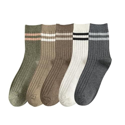 Mens Athletic Cotton Socks Five Pack Ankle Sock - Image 1