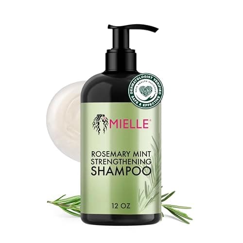 Mielle Organics Rosemary Mint Hair Strengthening Biotin Shampoo - Moisturizing Hair Shampoo for Women and Men to Gently Cleanse, Repair & Protect Strands (12 oz) - Image 1