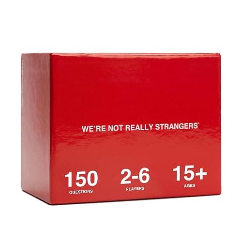WE'RE NOT REALLY STRANGERS Card Game - 150 Conversation Cards for Couples, Friends, and Strangers - Icebreakers for Game and Date Nights, & Parties - Games for Adults and Teens, Ages 15+, 2-6 Players - Image 1
