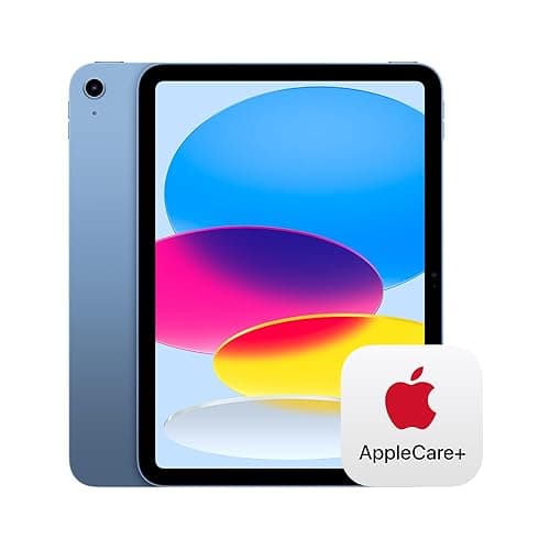 Apple iPad 11-inch: A16 chip, 11-inch Model, Liquid Retina Display, 128GB, Wi-Fi 6, 12MP Front/12MP Back Camera, Touch ID, All-Day Battery Life — Blue with AppleCare+ (2 Years) - Image 1