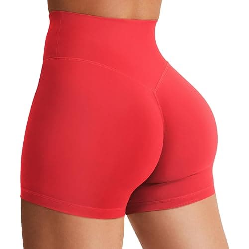YEOREO Women's Biker Shorts 3.6" /4.5" / 6" Workout Gym Shorts Craze High Waist Tummy Control Hidden Scrunch Running Yoga - Image 1