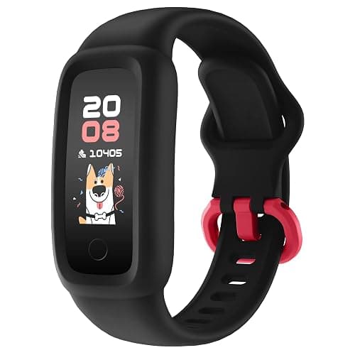 BIGGERFIVE Vigor 2 Kids Fitness Tracker Watch for Girls Boys Ages 5-12, IP68 Waterproof, Activity Tracker, Pedometer, Heart Rate Sleep Monitor, Calorie Step Counter Watch - Image 1