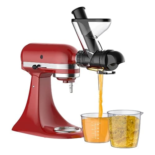 Masticating Juicer Attachment for KitchenAid Stand Mixer, Cold Press Juicer Machine, Slow Masticating Juicer Attachment with Dual Feed Chute, For KitchenAid Mixer Attachments by Gvode - Image 1